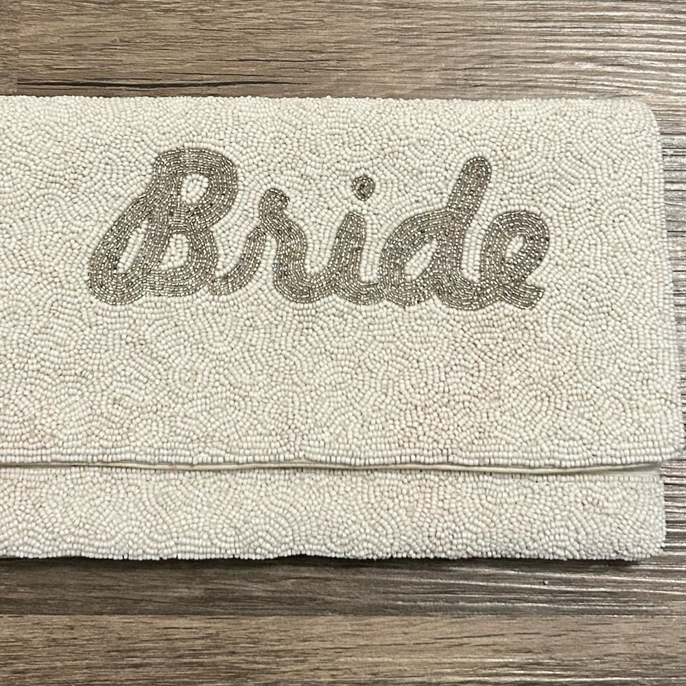 Beaded Bride Clutch